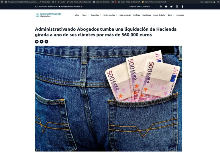 Administrativando Abogados tumba una liquidación de Hacienda girada_ - [administrativando.es]