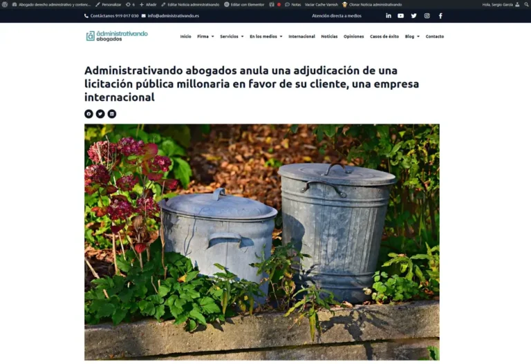 Administrativando abogados anula una adjudicación de una licitación_ - [administrativando.es]