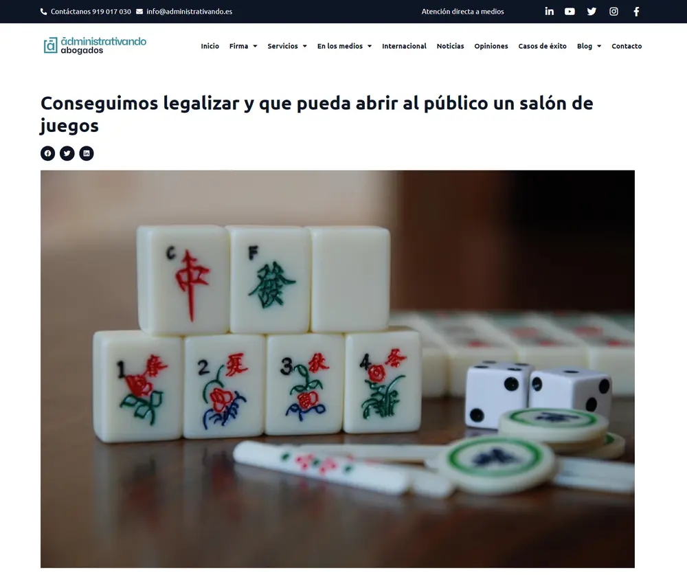 Conseguimos legalizar y que pueda abrir al público un salón de juegos