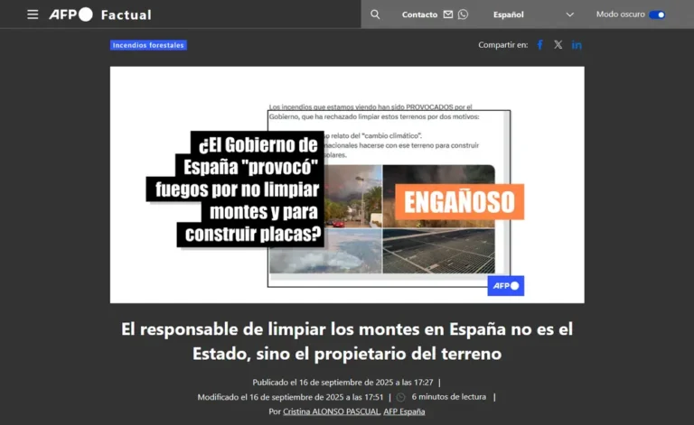 El responsable de limpiar los montes en España no es el Estado, sin_ - [factual.afp.com]