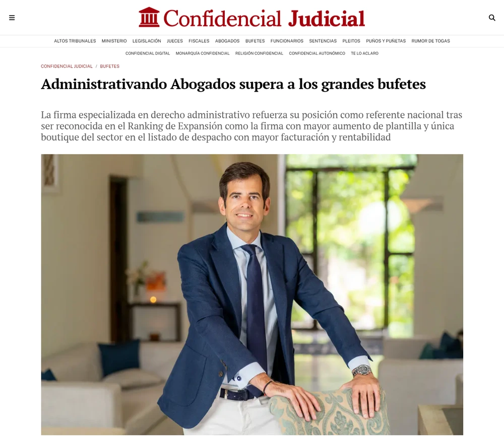 Administrativando Abogados supera a los grandes bufetes__ - [www.elconfidencialdigital.com]