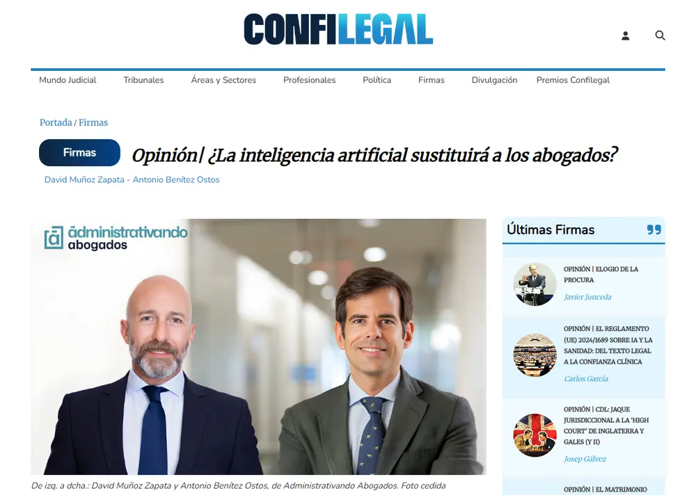 Opinión- ¿La inteligencia artificial sustituirá a los abogados_ - C_ - [confilegal.com]