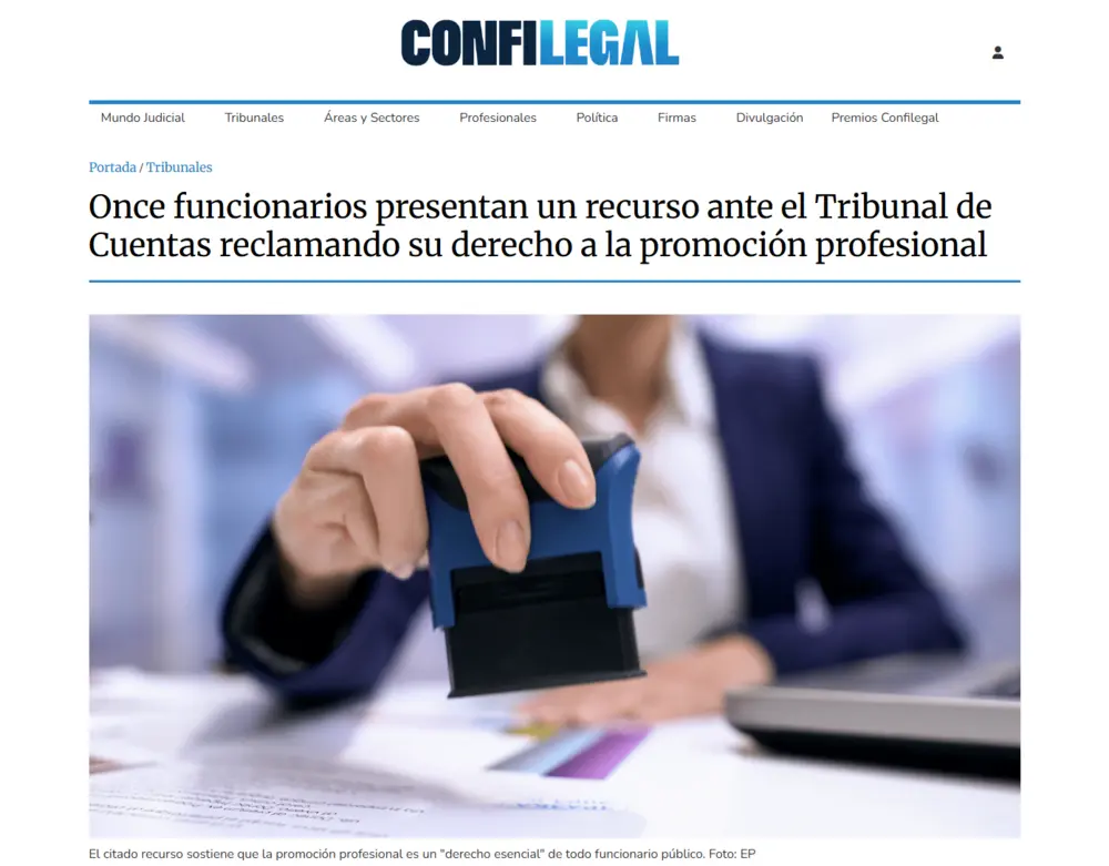 Once funcionarios presentan un recurso ante el Tribunal de Cuentas _ - [confilegal.com]