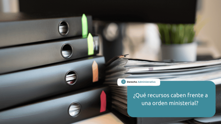 recursos frente orden ministerial