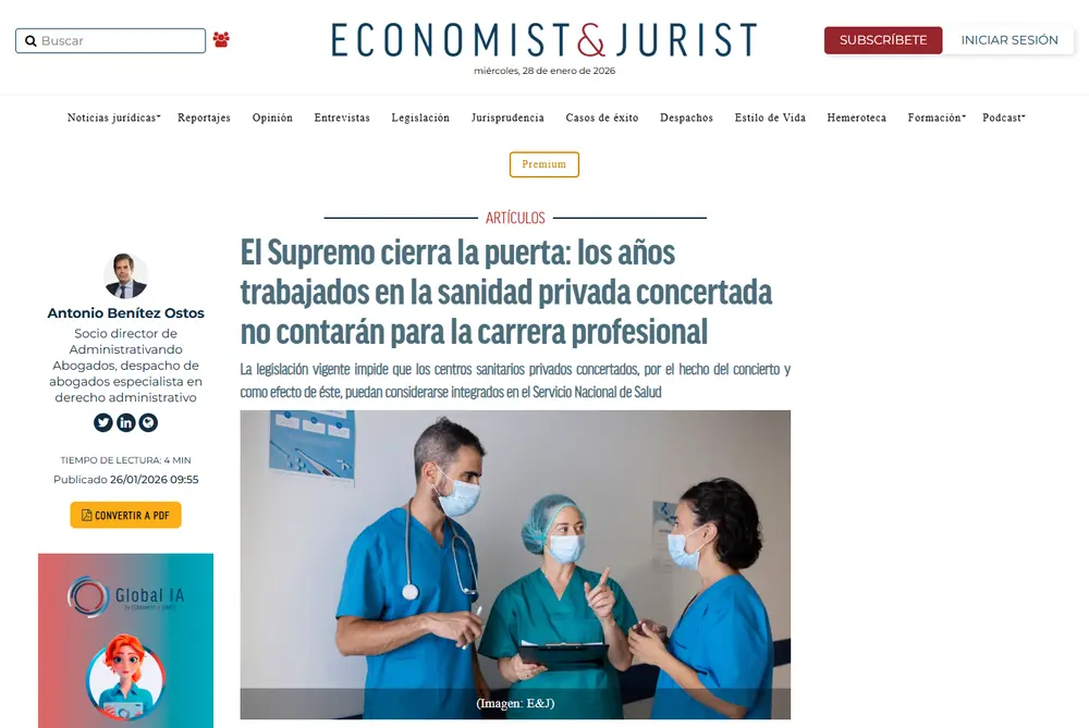 El Supremo cierra la puerta_ los años trabajados en la sanidad priv_ - [www.economistjurist.es]