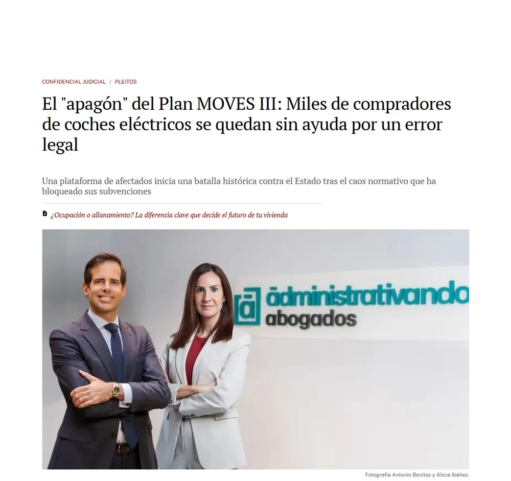 El _apagón_ del Plan MOVES III_ Miles de compradores de coches eléc_ - [www.elconfidencialdigital.com]