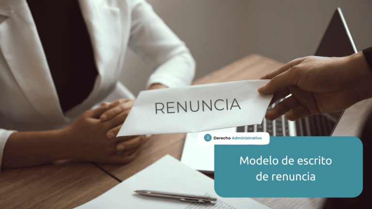 modelo escrito de renuncia