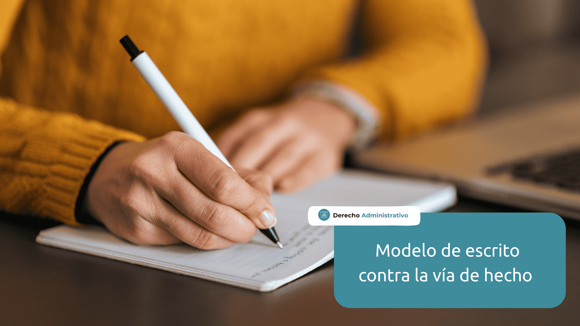 modelo escrito via de hecho
