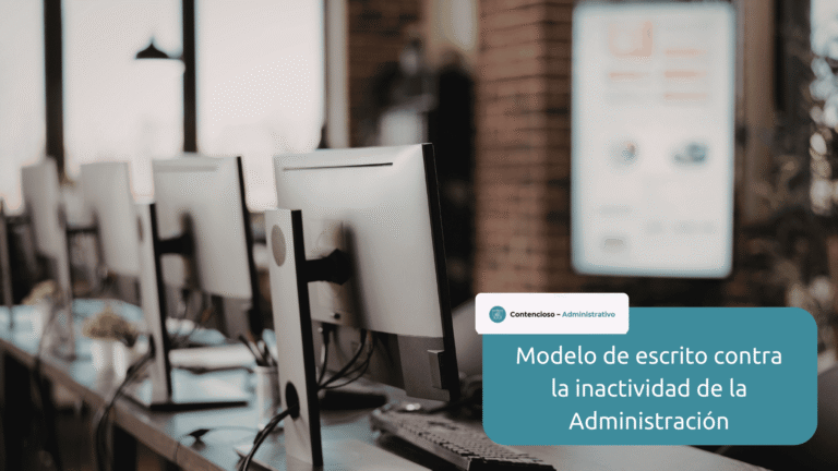 modelo recurso contencioso administrativo por inactividad administracion