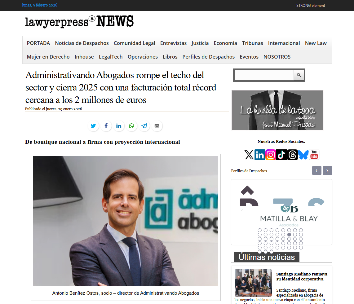 Administrativando Abogados rompe el techo del sector y cierra 2025 _ - [www.lawyerpress.com]