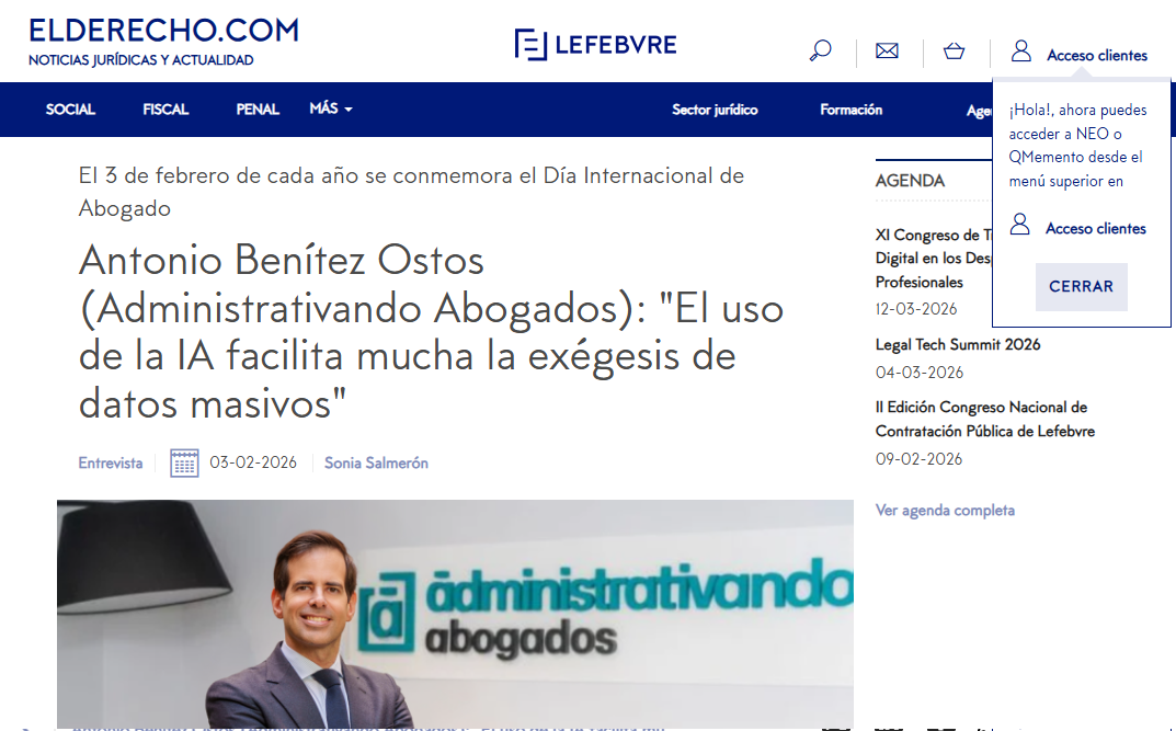 Antonio Benítez Ostos (Administrativando Abogados)_ _El uso de la I_ - [elderecho.com]