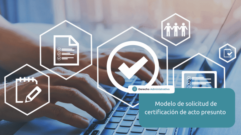 solicitud de certificado de acto presunto