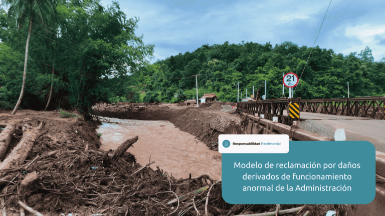 reclamación por funcionamiento anormal de la administración