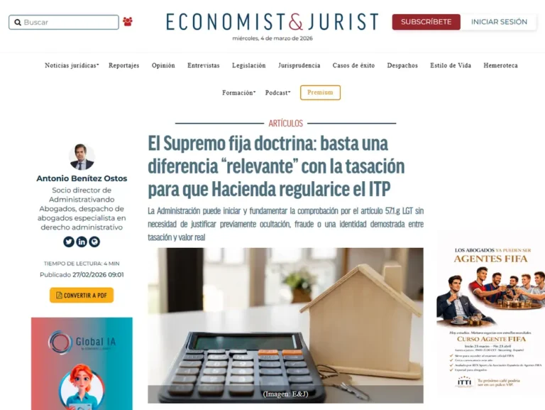 El Supremo fija doctrina_ basta una diferencia _relevante_ con la t_ - [www.economistjurist.es]