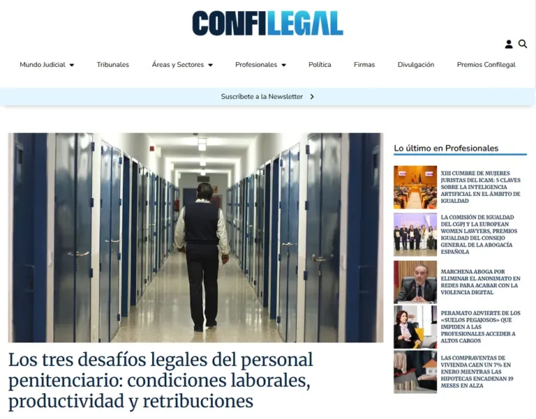 Los tres desafíos legales del personal penitenciario_ condiciones l_ - [confilegal.com]