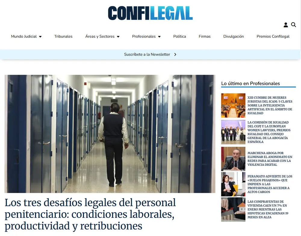 Los tres desafíos legales del personal penitenciario_ condiciones l_ - [confilegal.com]