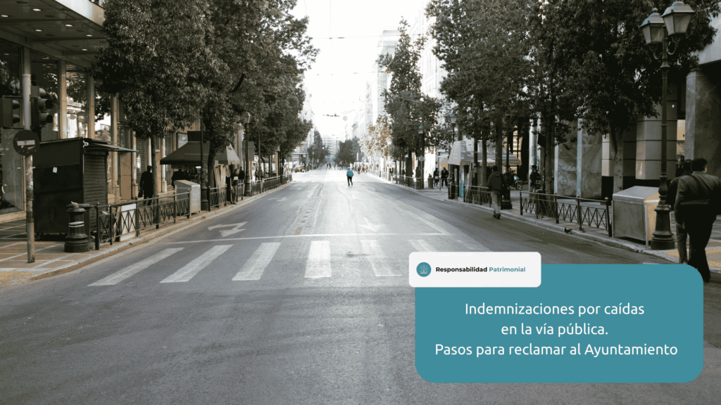 indemnizacion caida en via publica