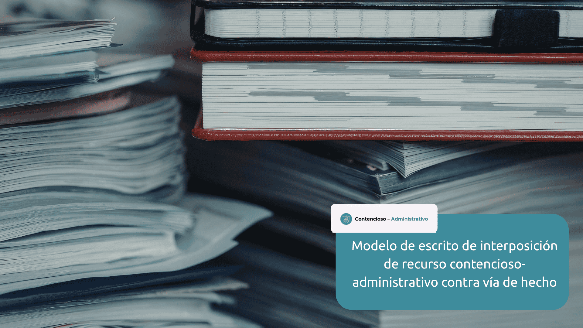 modelo recurso contencioso administrativo via de hecho