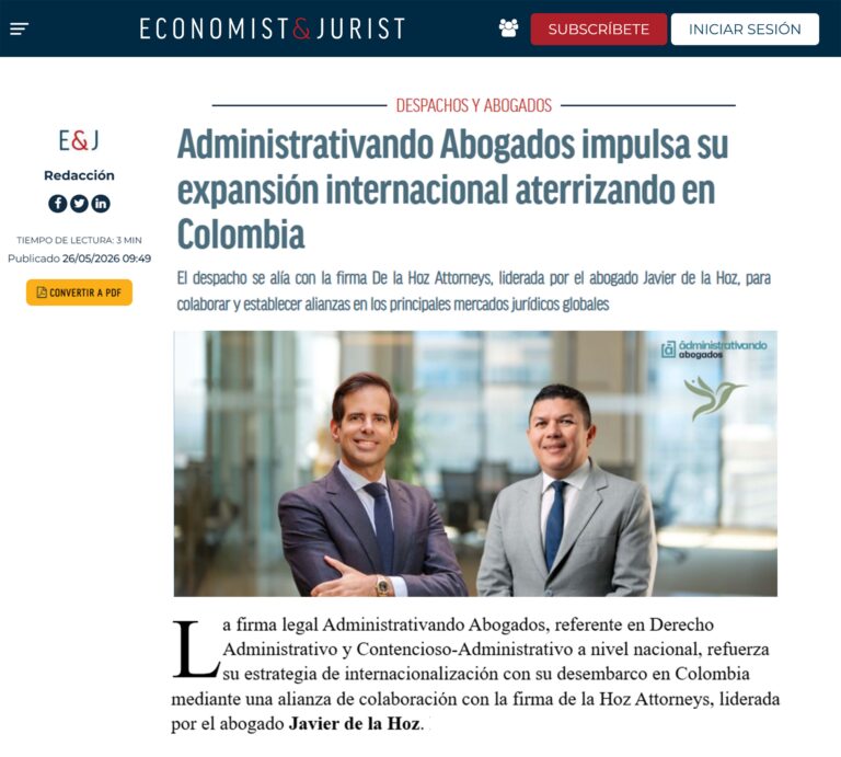 administrativando abogados expansion internacional colombia