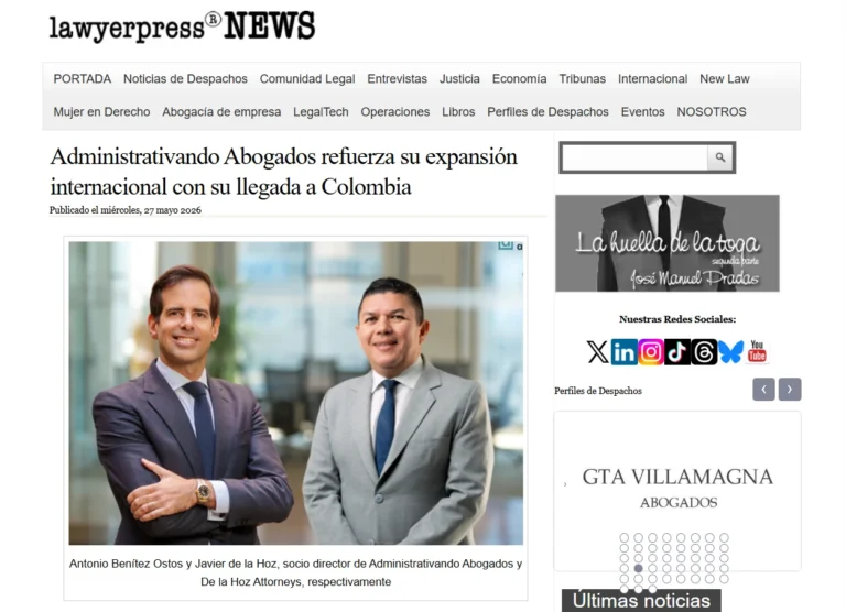 administrativando abogados refuerza expansión internacional colombia