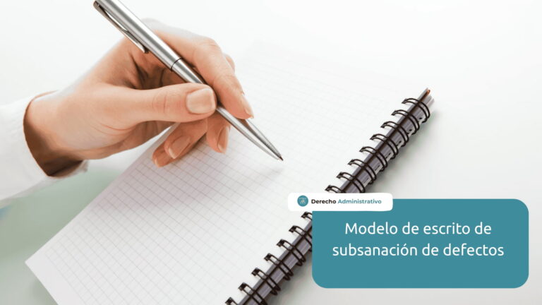 escrito de subsanacion de defectos
