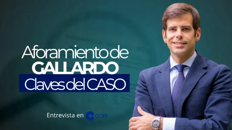 Administrativando en COPE sobre el aforamiento de Gallardo y la causa del hermano del Presidente