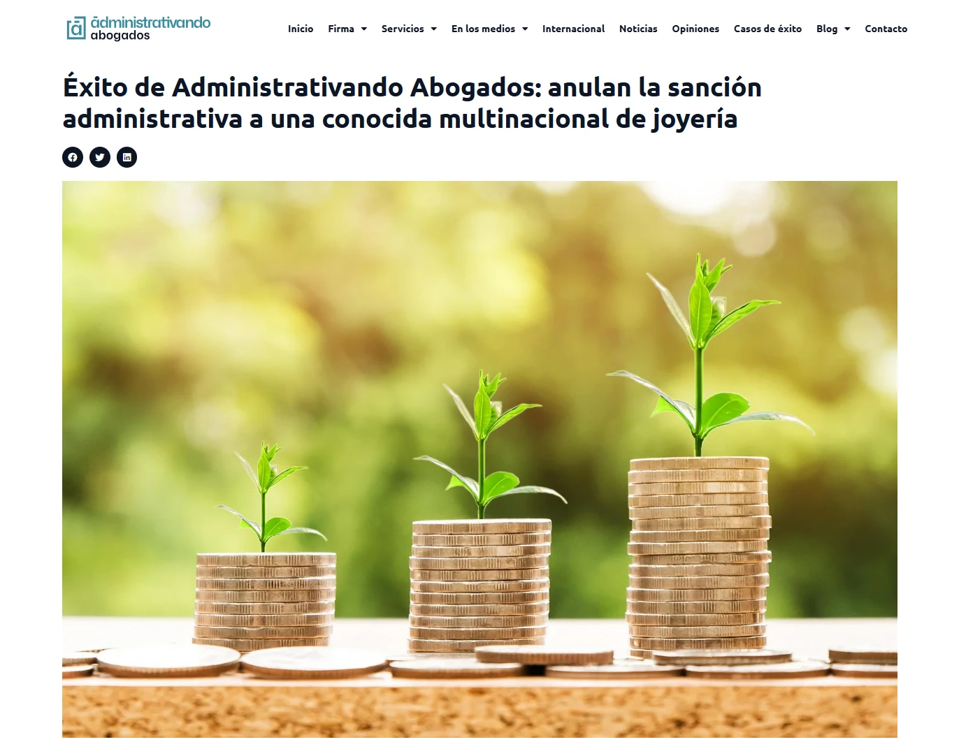 exito administrativando abogados anulan sancion administrativa multinacional joyeria