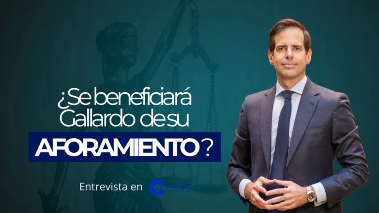 Administrativando en COPE aforamiento de Gallardo y sus efectos
