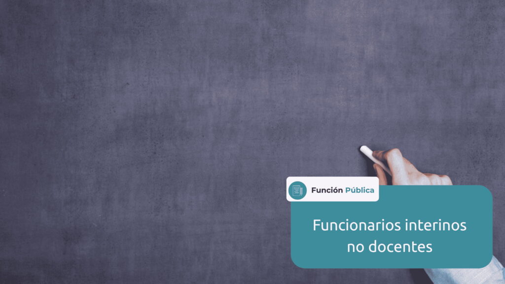 funcionarios interinos no docentes
