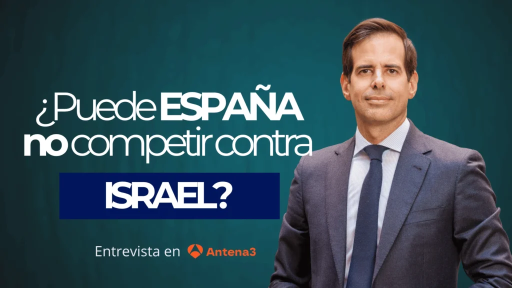 Administrativando Abogados en Antena 3 sobre participación España competiciones deportivas Israel