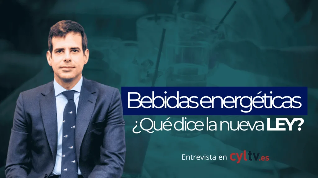 Antonio Benítez Ostos entrevistado en Castilla y León Televisión proyecto de ley de bebidas energéticas de Galicia