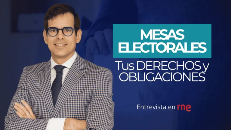 Antonio Benítez Ostos entrevistado en Radio Nacional de España sobre las mesas electorales