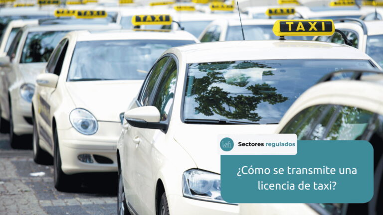 transmisión de licencia de taxi