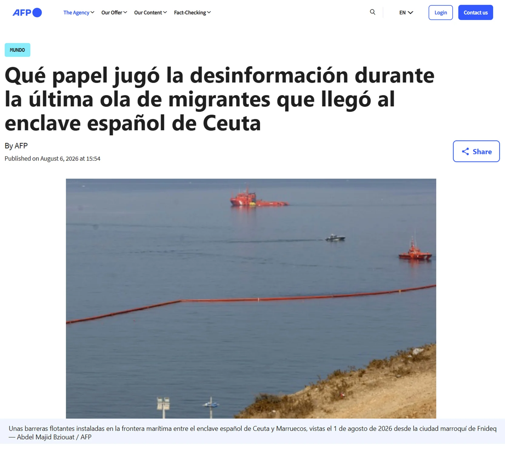 ultima ola de migrantes que llego de Ceuta