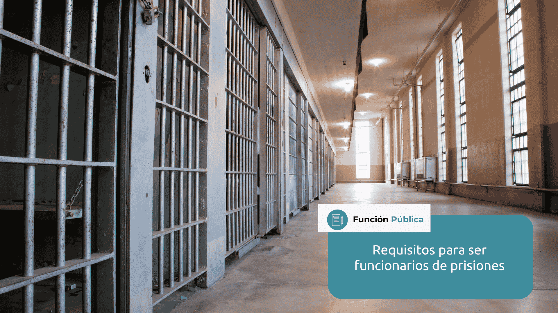 funcionario de prisiones requisitos