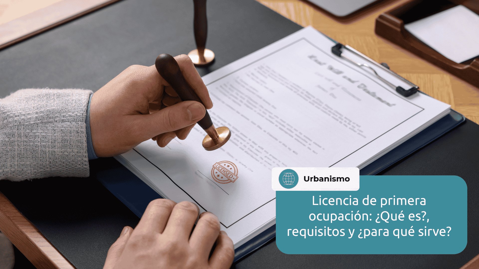 licencia primera ocupacion