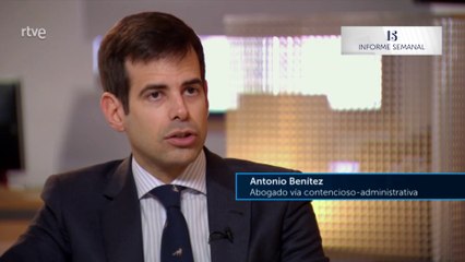 Entrevista en Informe Semanal a Antonio Benítez Ostos sobre el Caso Alvia